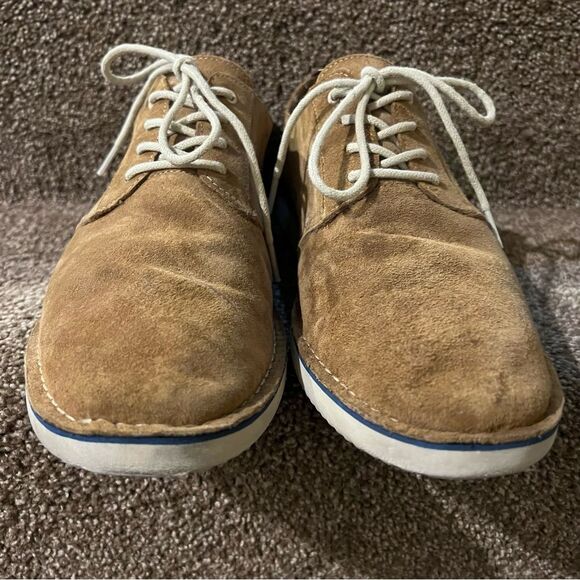 Men’s Toms Suede Dress Shoes Tan/Light Brown Sz 12 - Picture 6 of 13